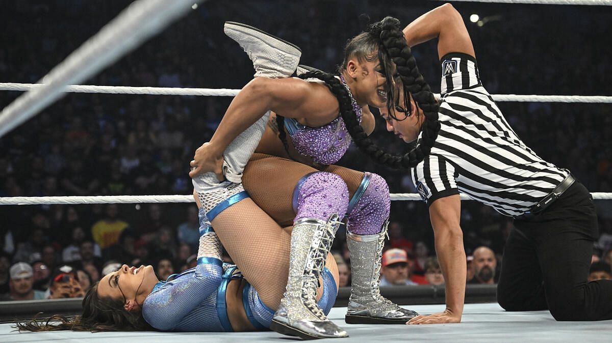 Chelsea Green and Bianca Belair in action (Photo Courtesy: Instagram)