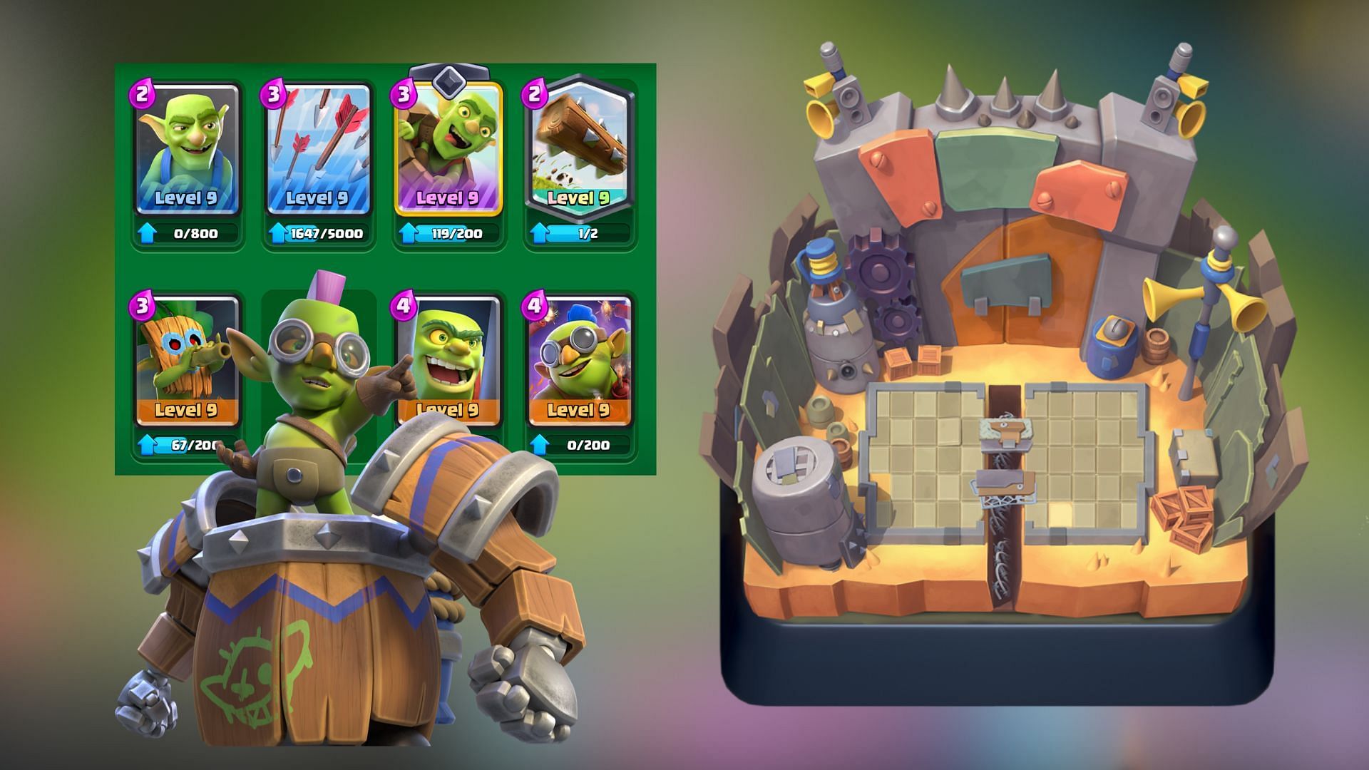 Mass Goblins deck in Clash Royale (Image via SuperCell)