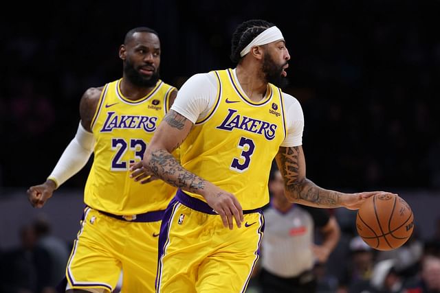 “It ain’t the Brow”- LeBron James jokingly snubs Lakers co-star Anthony ...