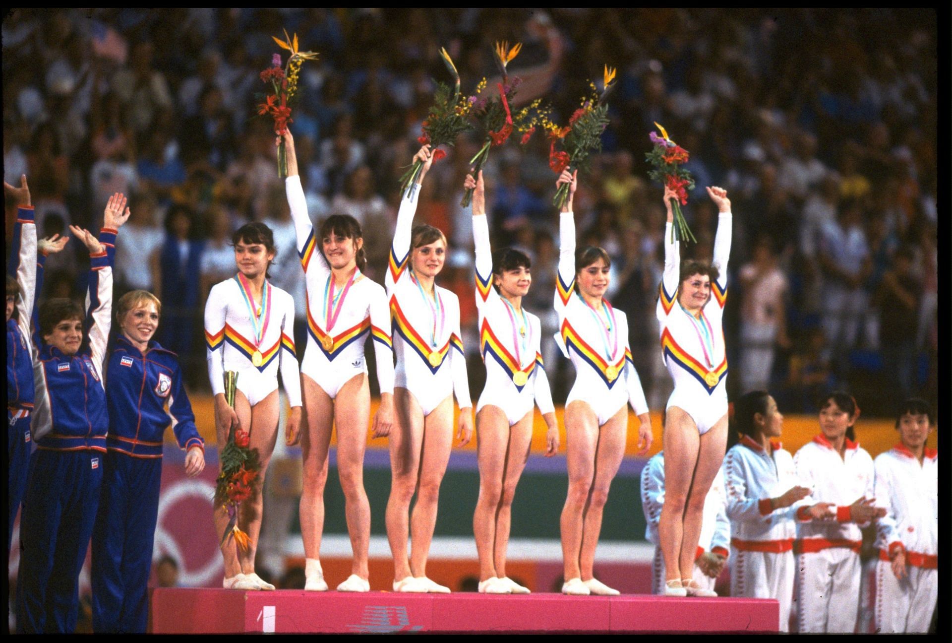 Team Romania : Once invincible in female Olympic Gymnastics, but now? [Image Source: Getty]