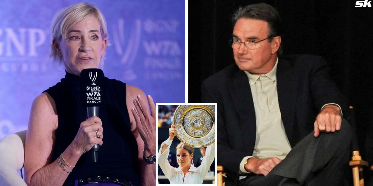 Chris Evert (L) and Jimmy Connors (R) (Source: Getty)