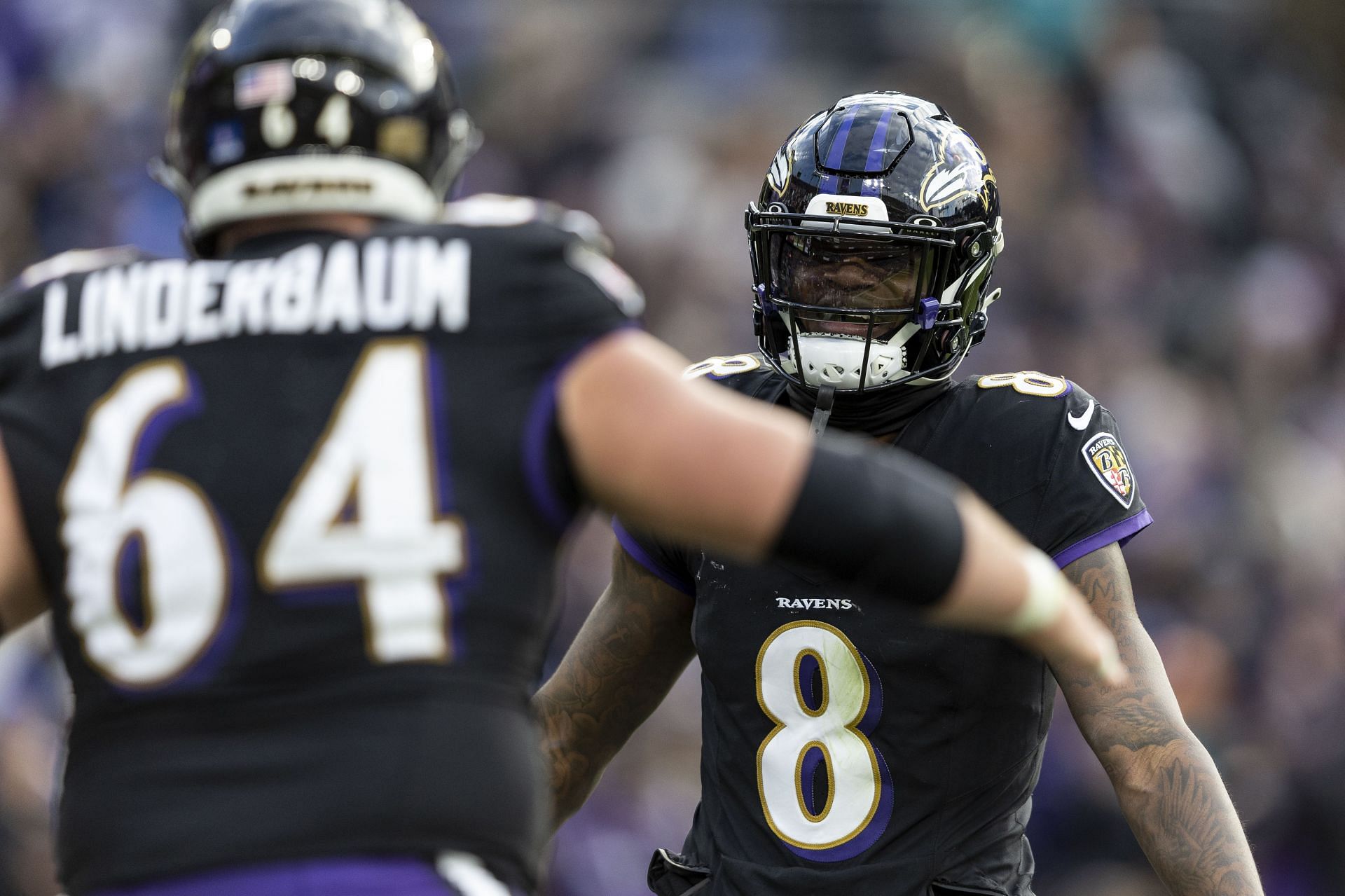 Lamar Jackson during Miami Dolphins v Baltimore Ravens - Source: Getty