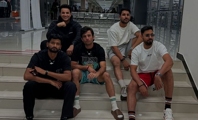 "Garden mein mana kiya toh airport mein ghumne aagaye" - Dhruv Jurel’s hilarious post with teammates after IND vs ZIM T20I series
