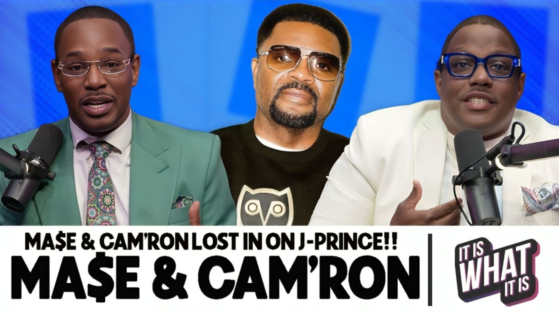 Mase and Cam&#039;Ron are currently beefing with Shakur Stevenson and J Prince (Image via YouTube/Come And Talk 2 Me)