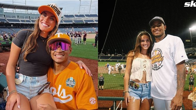 "Crying. You make me so proud" - Christian Moore's girlfriend Gracelyn Veitch gets emotional about CWS champ's 8th overall draft pick by Angels