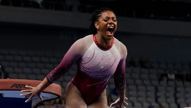 "I feel like I am finally a part of something" - US-born Lynnzee Brown on becoming the first woman gymnast to represent Haiti at the Olympics