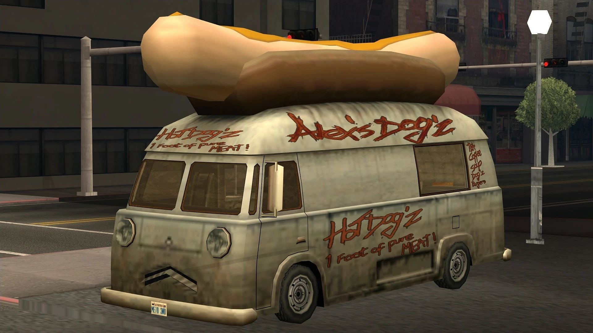 Hotdog vans are easy to spot (Image via GTA Wiki || Rockstar Games)