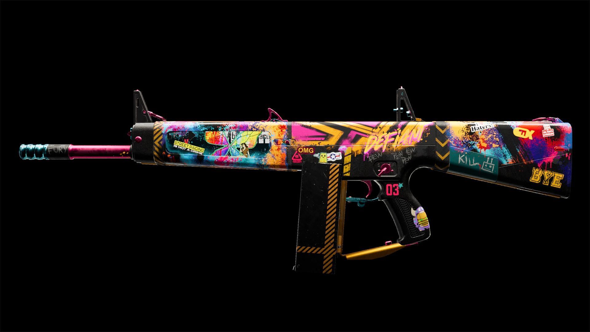 AA12 Graffiti Pop skin in XDefiant