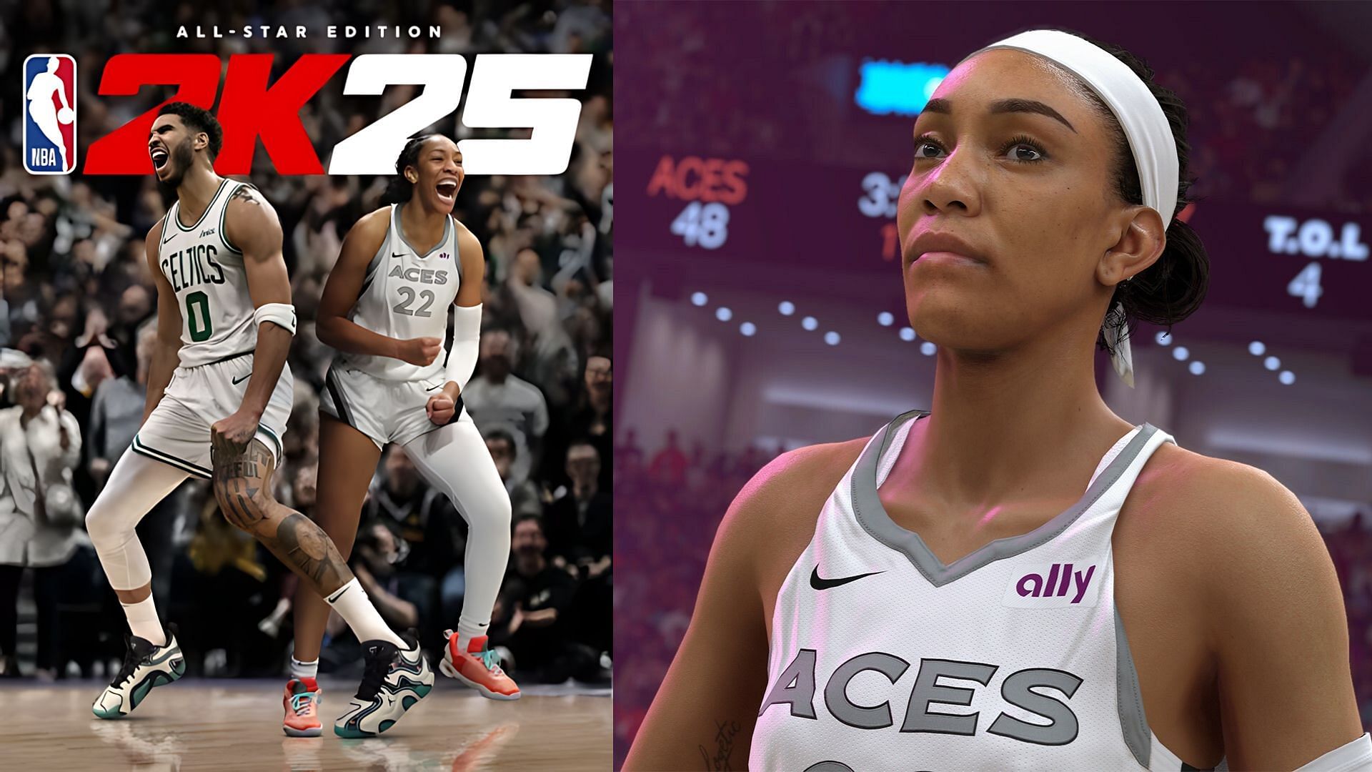 All-Star Edition's cover star, A'ja Wilson (Image via Visual Concepts)