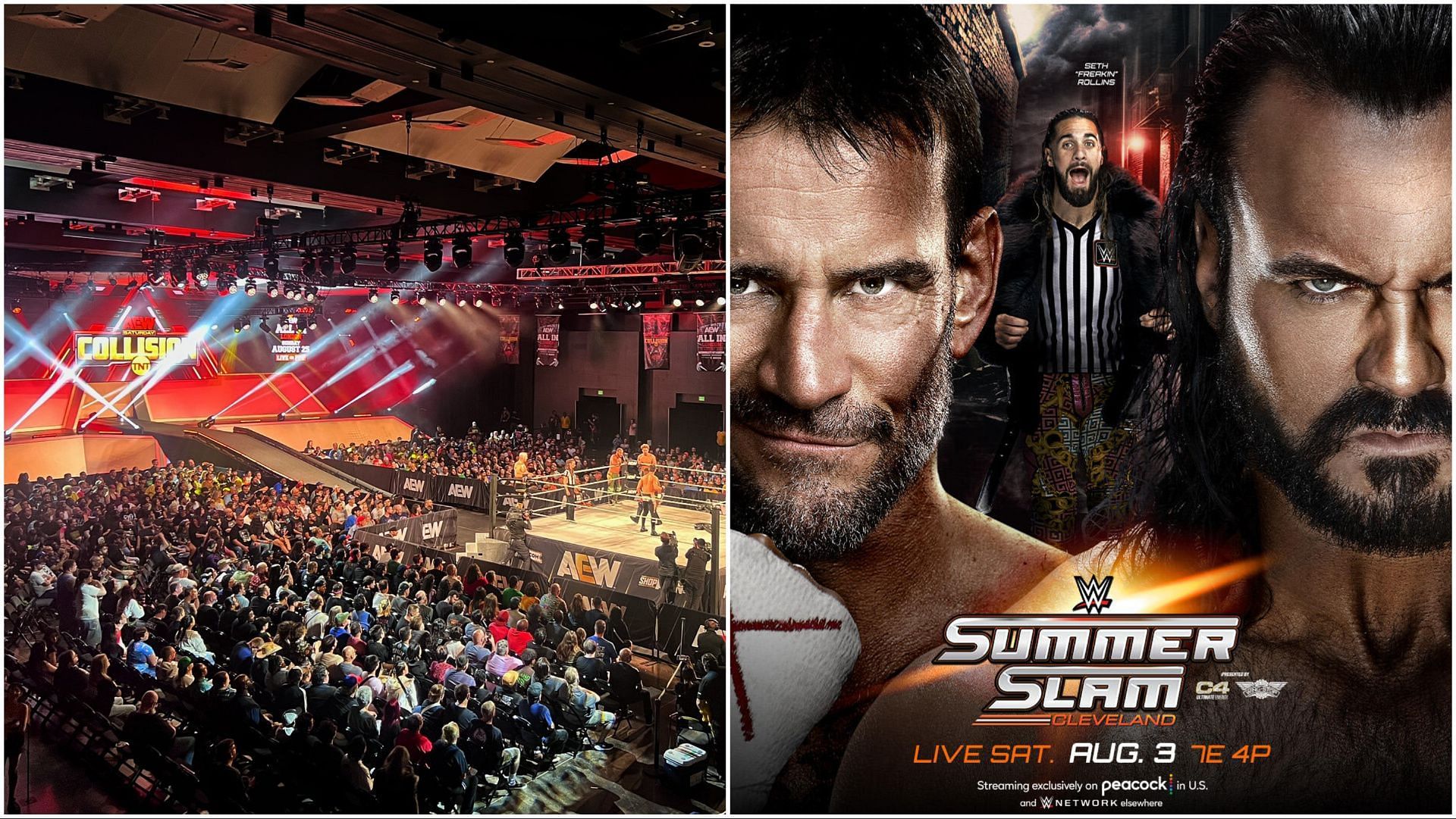 AEW Collision tapings in Arlington, CM Punk vs. Drew McIntyre at WWE SummerSlam