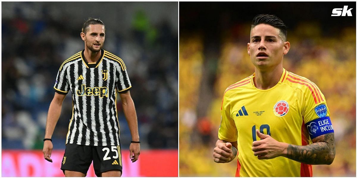 Adrien Rabiot and James Rodriguez