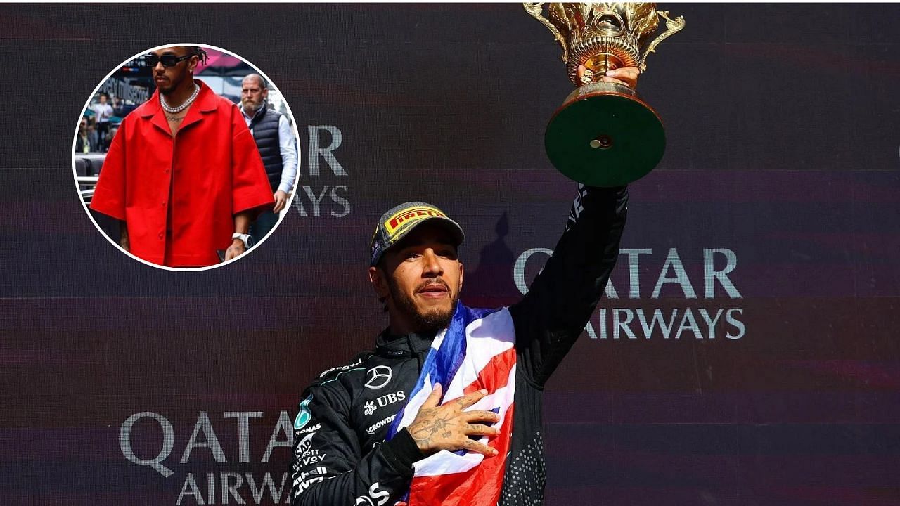 Lewis Hamilton celebrating 2024 British Grand Prix win. Credit: Getty Images. Lewis Hamilton