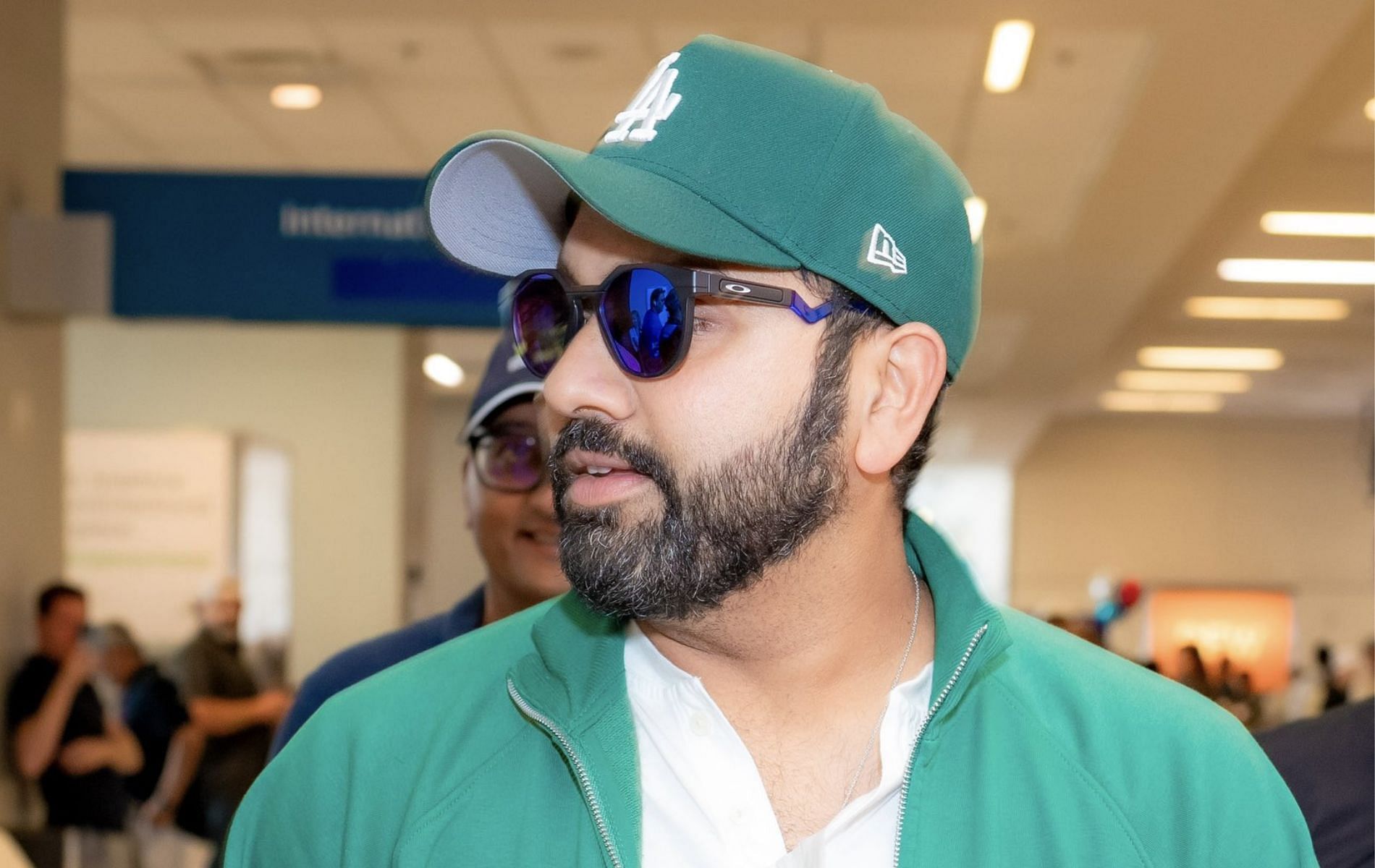Rohit Sharma was in Dallas for the launch of his cricket academy. 