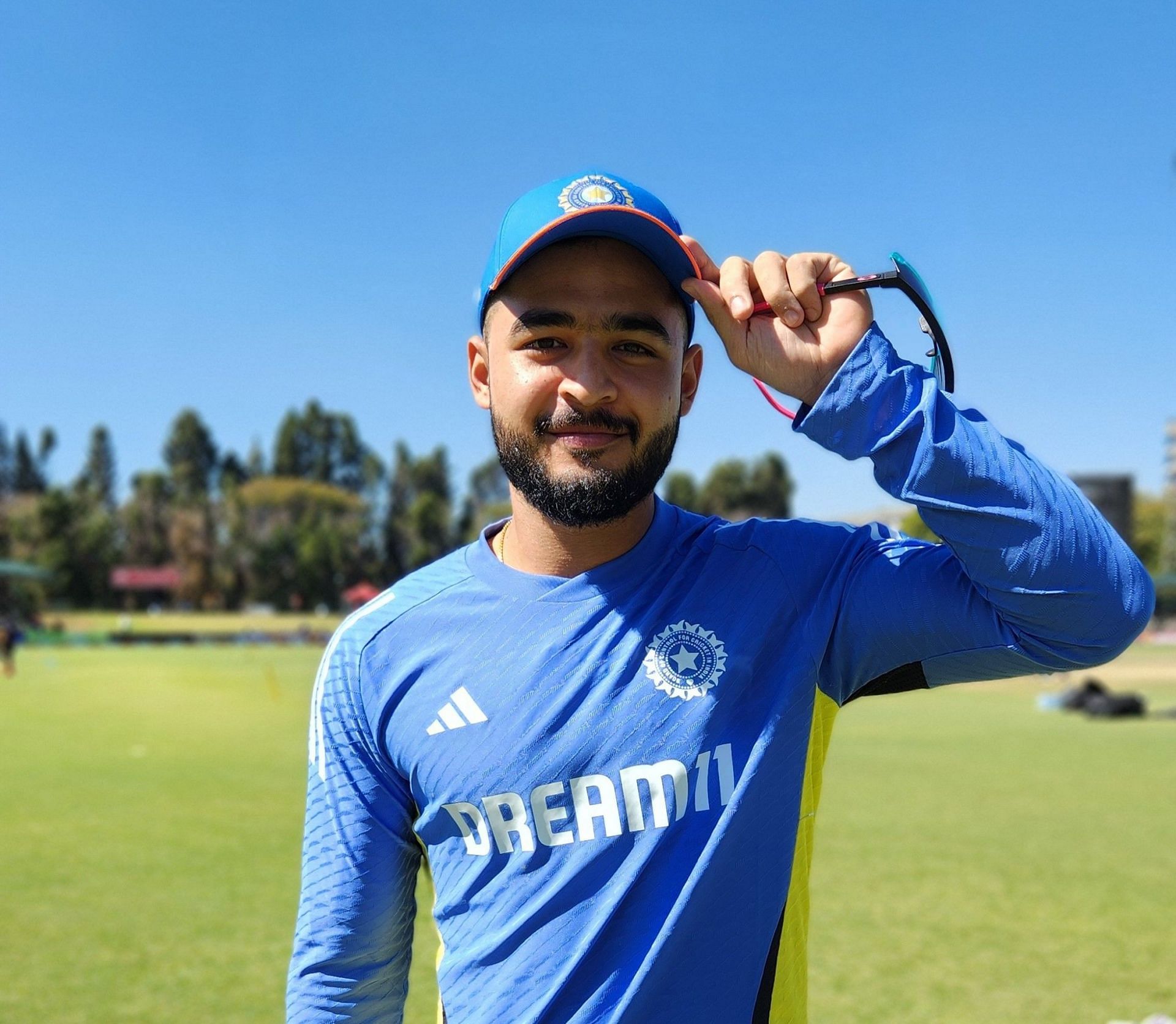 Riyan Parag. (Credits: BCCI Twitter)