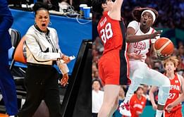 "Hope you're good": South Carolina's Dawn Staley worries as Kahleah Copper takes a tough hit against Japan in 2024 Paris Olympics