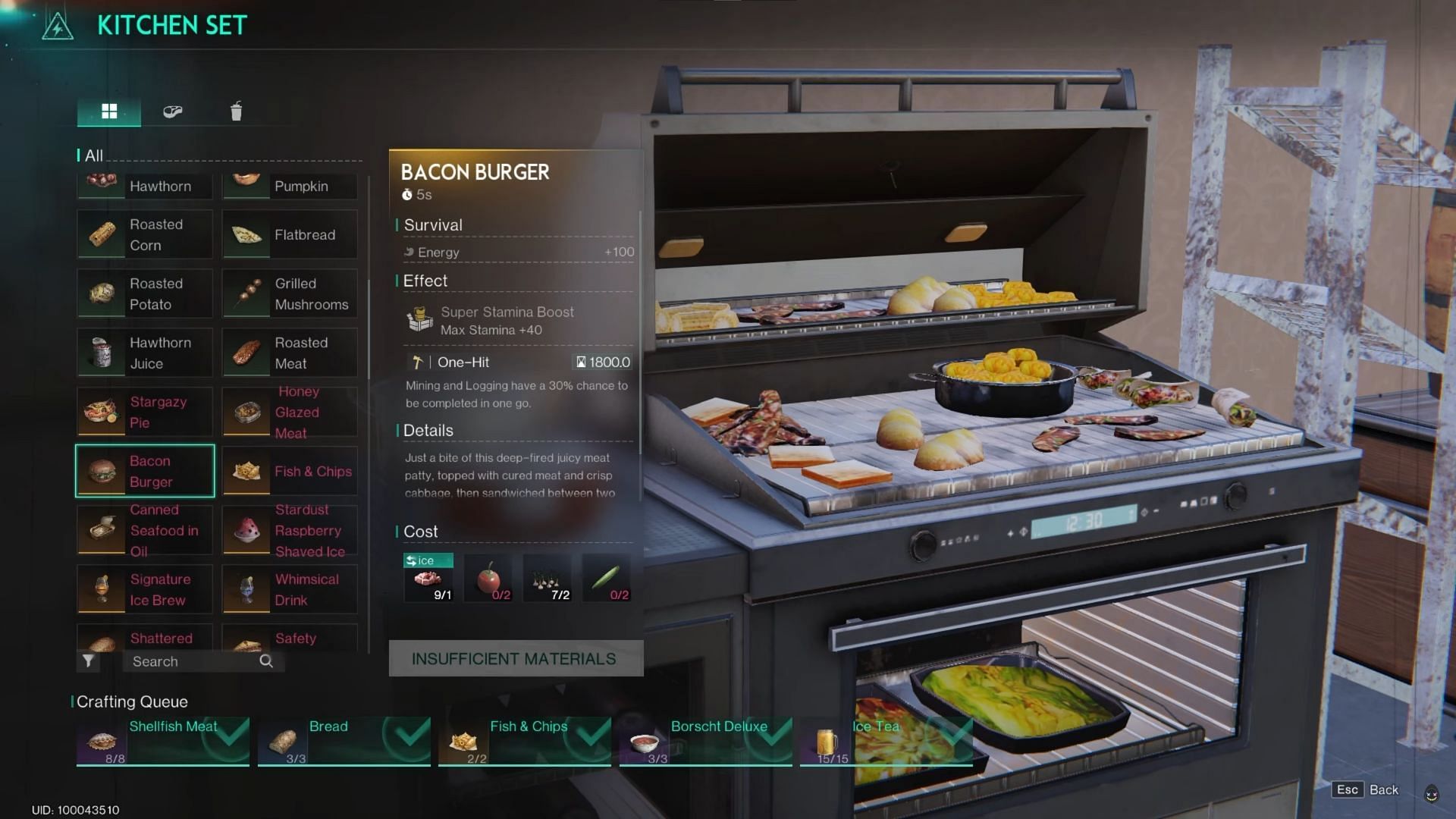 By collecting these rare recipes you can create the best food items in Once Human (Image via Starry Studio II Pixel Ripper)