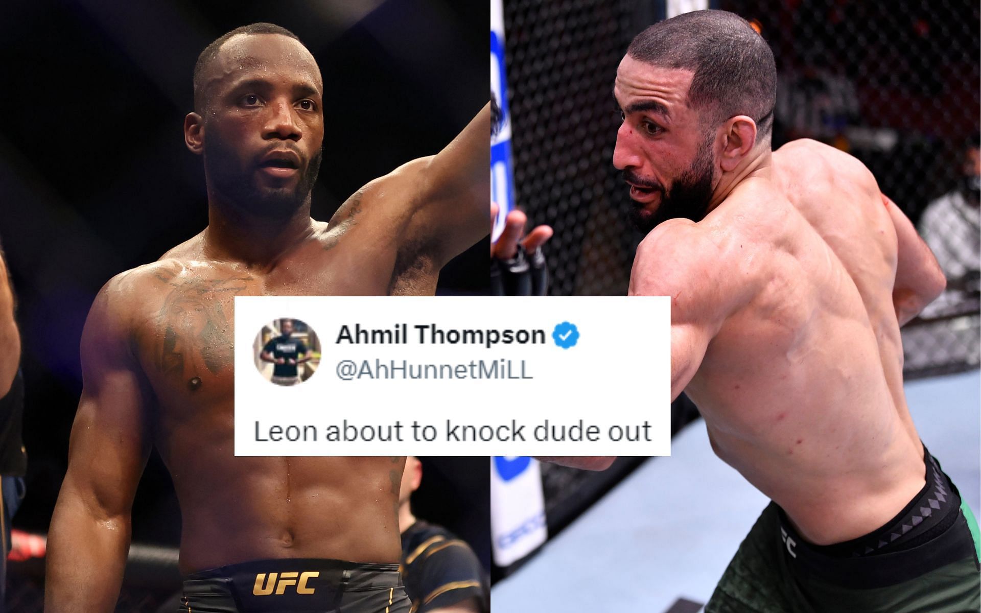 The feud between Leon Edwards (left) and Belal Muhammad (right) gradually intensified over the past few years [Images courtesy: Getty Images and @AhHunnetMiLL on X]