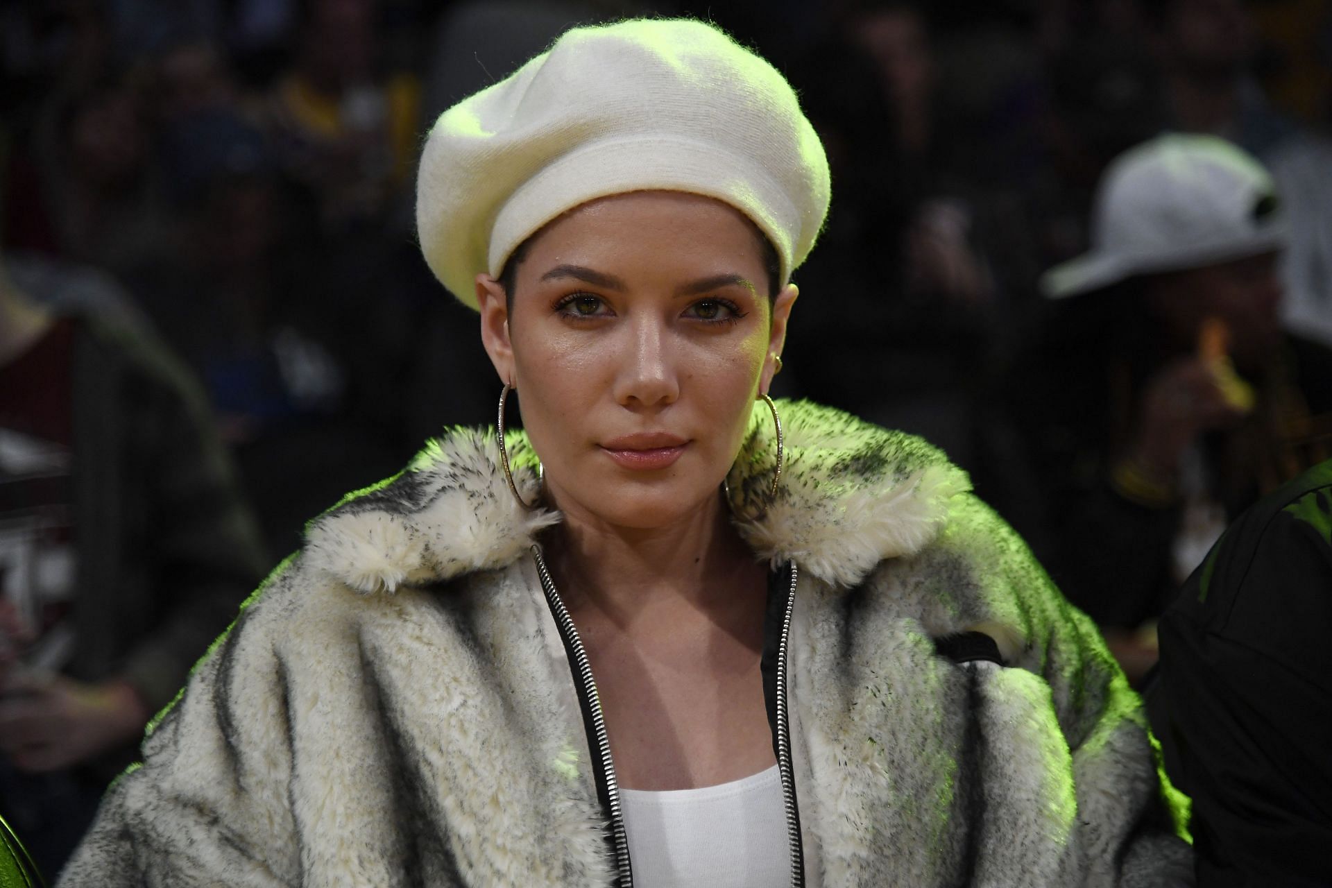 Celebrities At The Los Angeles Lakers Game - Source: Getty