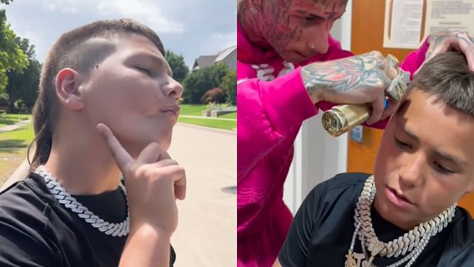 Fans dislike Baby Gronk’s unique mullet hairstyle that is famous among “baddies”: “Rat tail,” “This is not legal”