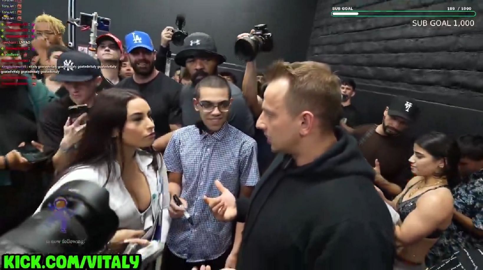 Sam Frank and Vitaly&#039;s feud (Image via X/Drama Alert)