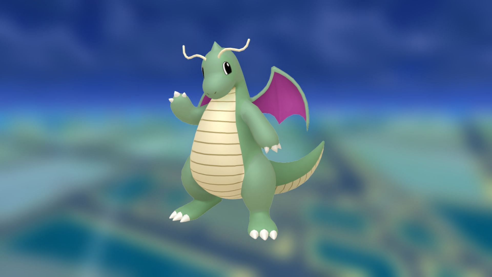 Dragonite is a very good battler, which makes its dark-green shiny all the more unsettling (Image via The Pokemon Company)