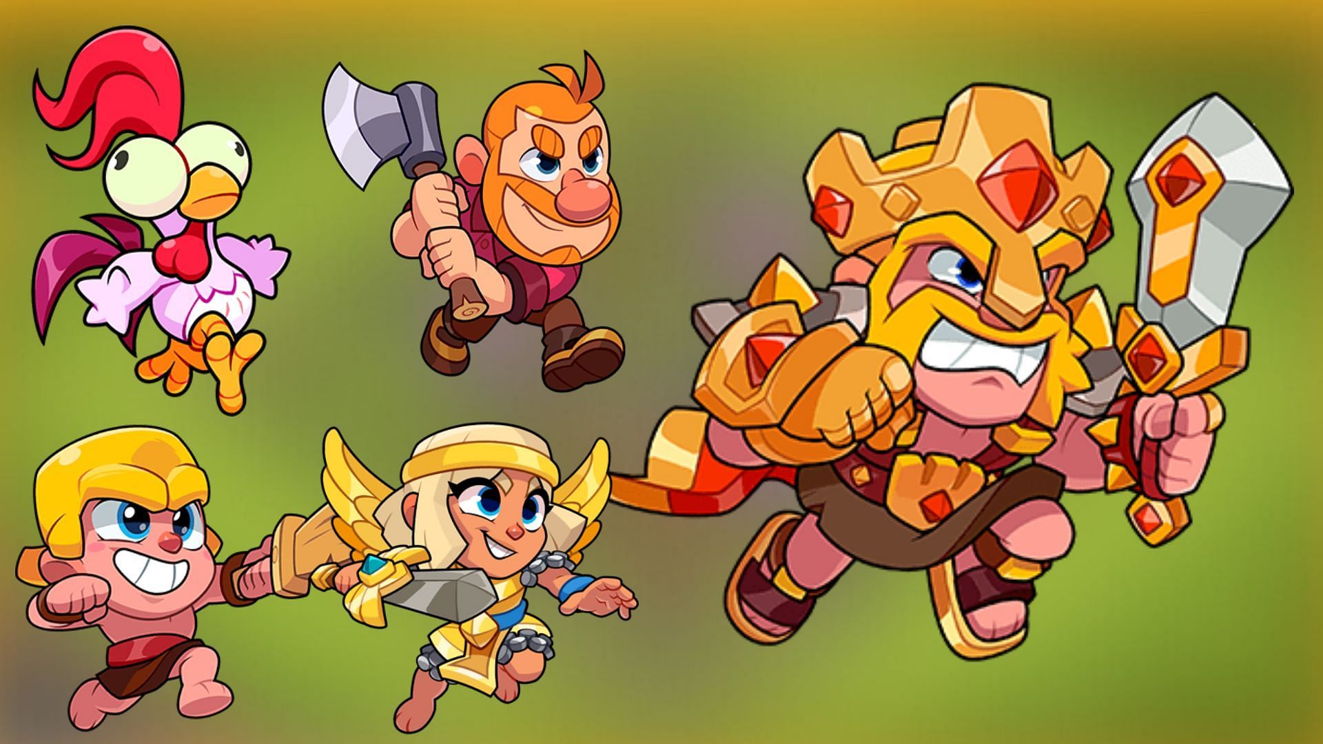 Best characters to use with Barbarian King in Squad Busters (Image via SuperCell)