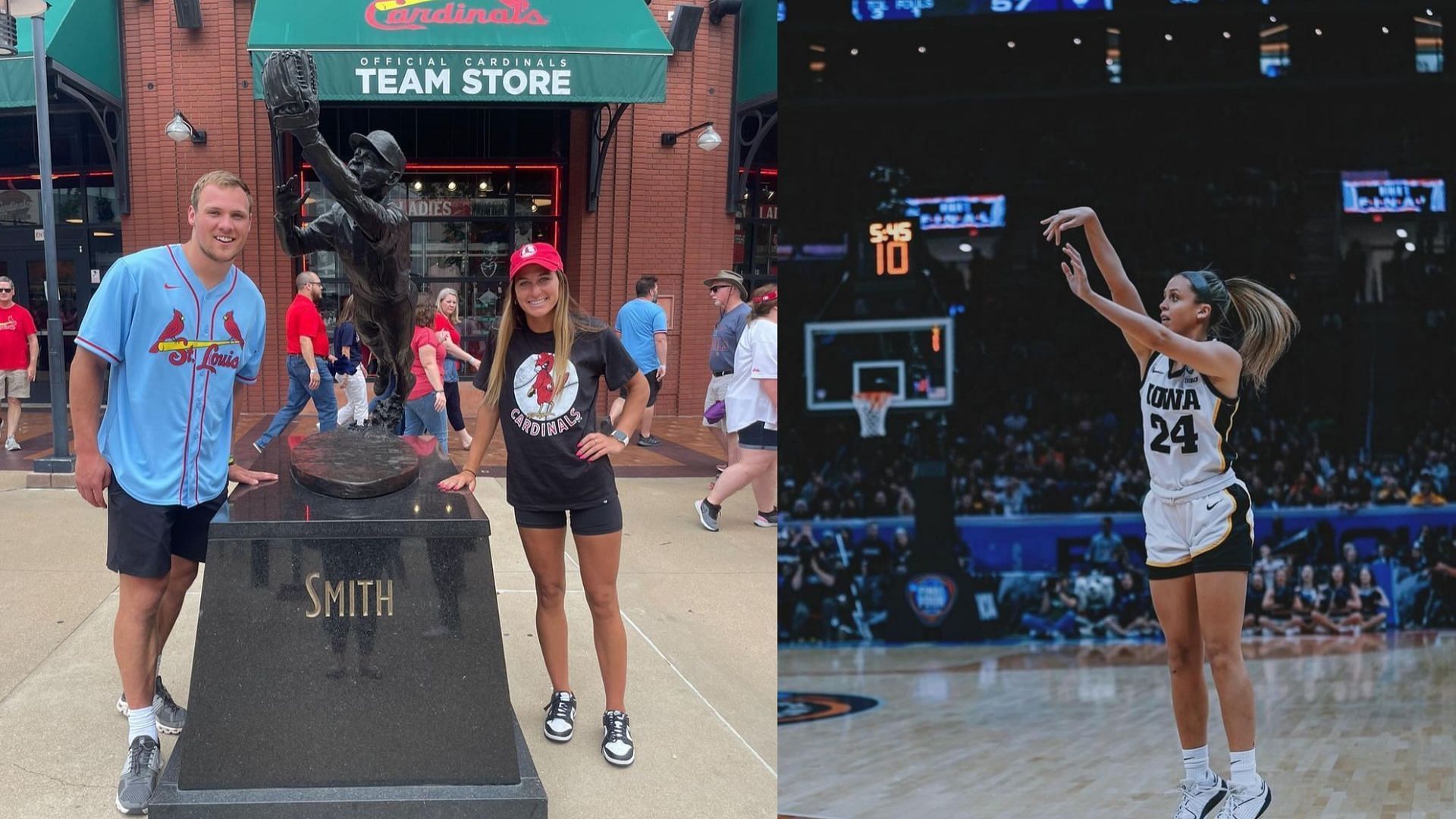 PHOTO: Ex-Iowa star Gabbie Marshall attends Detroit Lions LB Jack ...