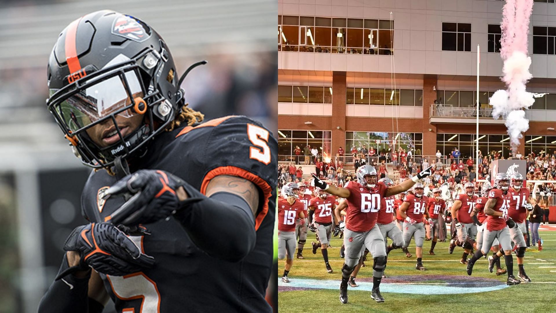 Images courtesy of Oregon State &amp; Washington State Athletics