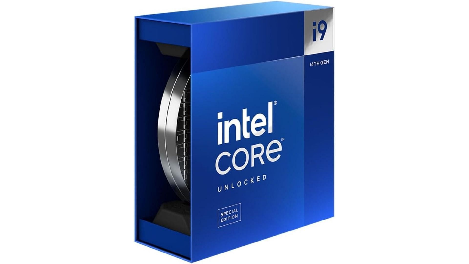 Intel&#039;s Core i9 14900KS 24 core CPU (Image via Intel/Amazon)