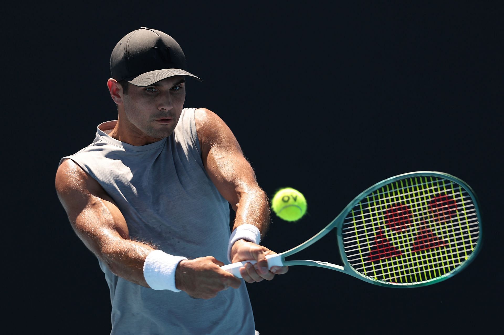 Marcos Giron at the 2024 Australian Open. (Photo: Getty)