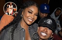 In Photos: Dwyane Wade's wife Gabrielle Union rocks black denim skirt and matching jacket at Missy Elliott’s "Out of This World" LA concert