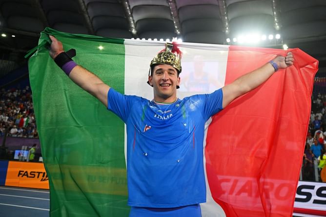 Who is Leonardo Fabbri? All about Italian shot putter who defeated 2-time Olympic champ Ryan Crouser at London Diamond League before Paris Olympics
