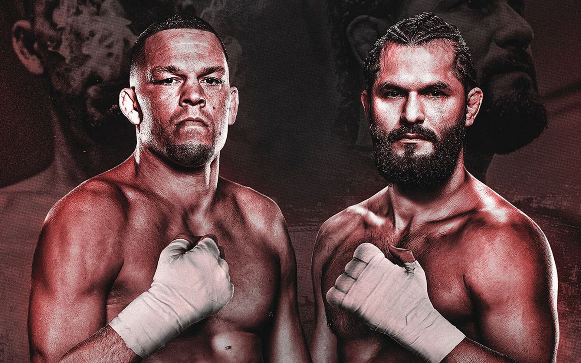 Nate Diaz (left) and Jorge Masvidal (right) will rematch in the boxing realm on July 6. [Image courtesy: @gamebredfighter on Instagram]
