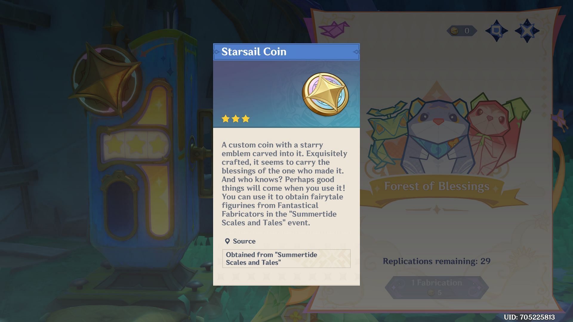 starsail coins in genshin impact