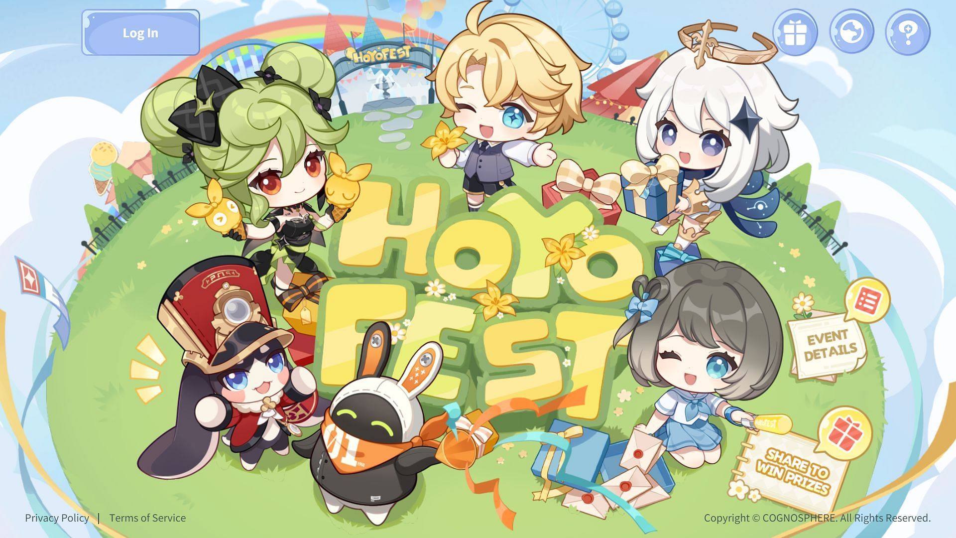 Official HoYoFEST 2024 page (Image via HoYoverse)