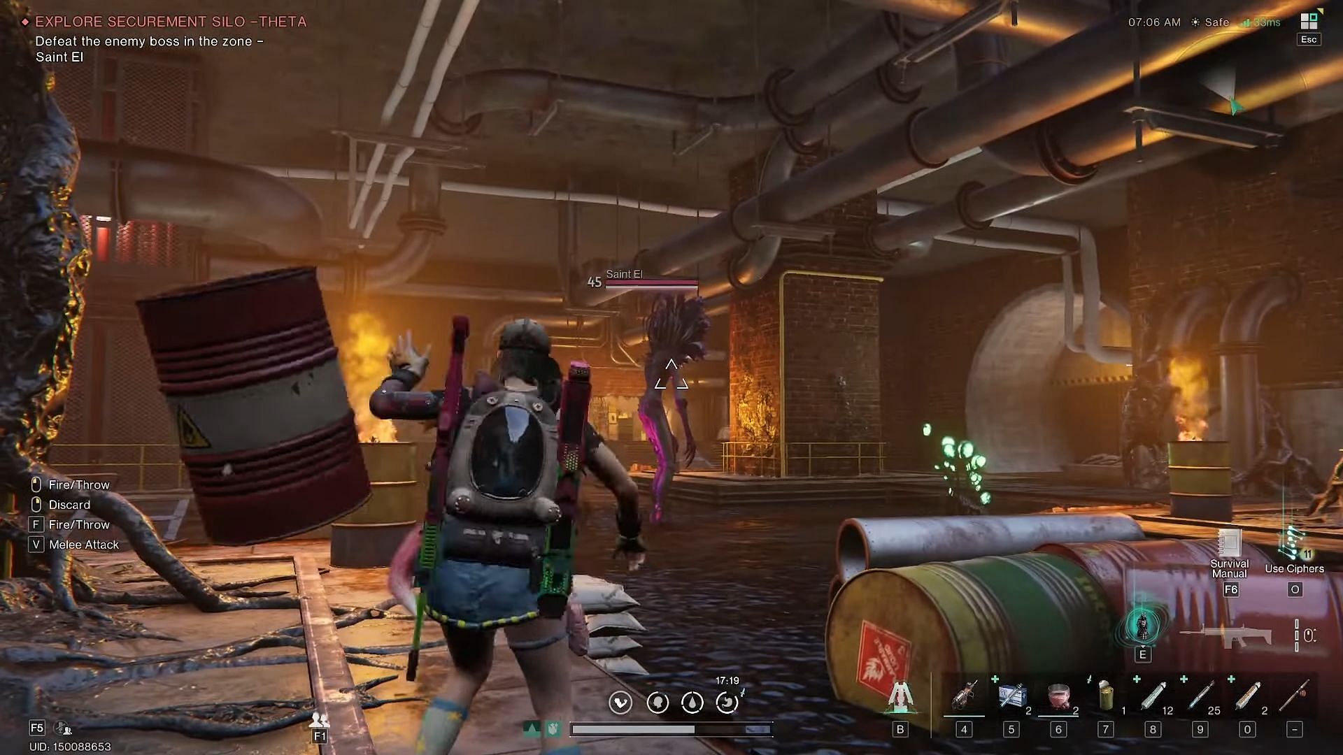 Saint El is the final boss in Securement Silo Theta (Image via NetEase, YouTube/@JudgeGray)