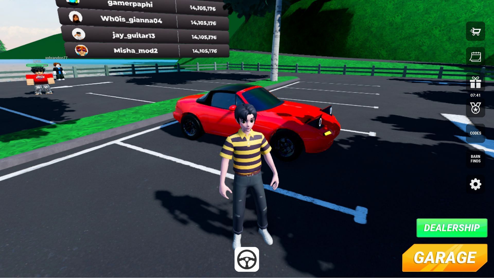 Get your dream car (Image via Roblox)