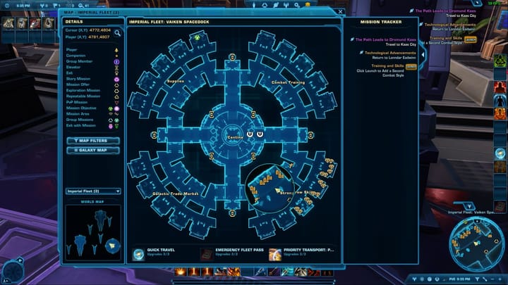 All Stronghold locations in SWTOR