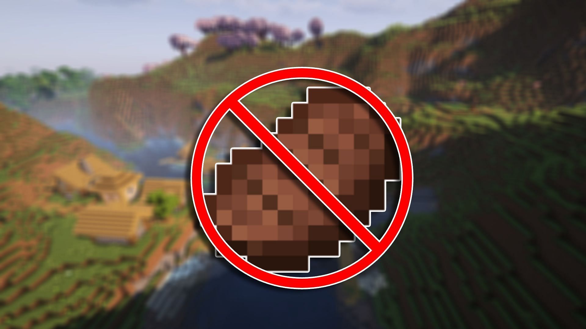 Not having access to food makes this challenge quite difficult (Image via Mojang)