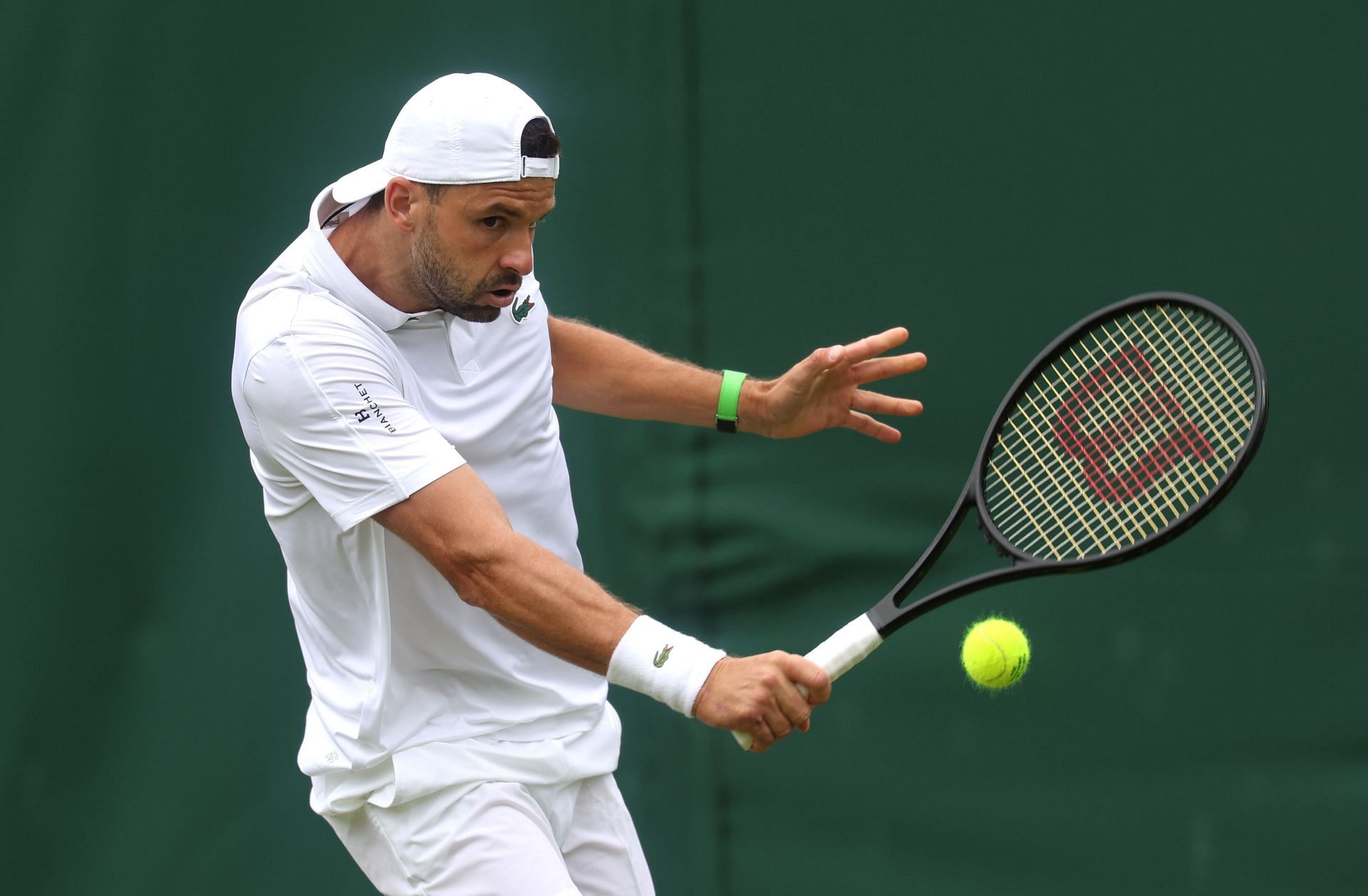 Grigor Dimitrov at the 2024 Wimbledon. (Photo: Getty)