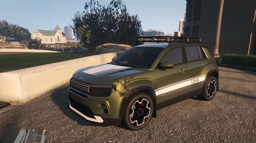 A customized Canis Castigator (Image via Rockstar Games || YouTube/Digital Car Addict)