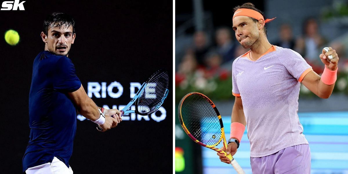 Mariano Navone vs Rafael Nadal is one of the quarterfinal matches at the Nordea Open 2024. (Photos: Getty)