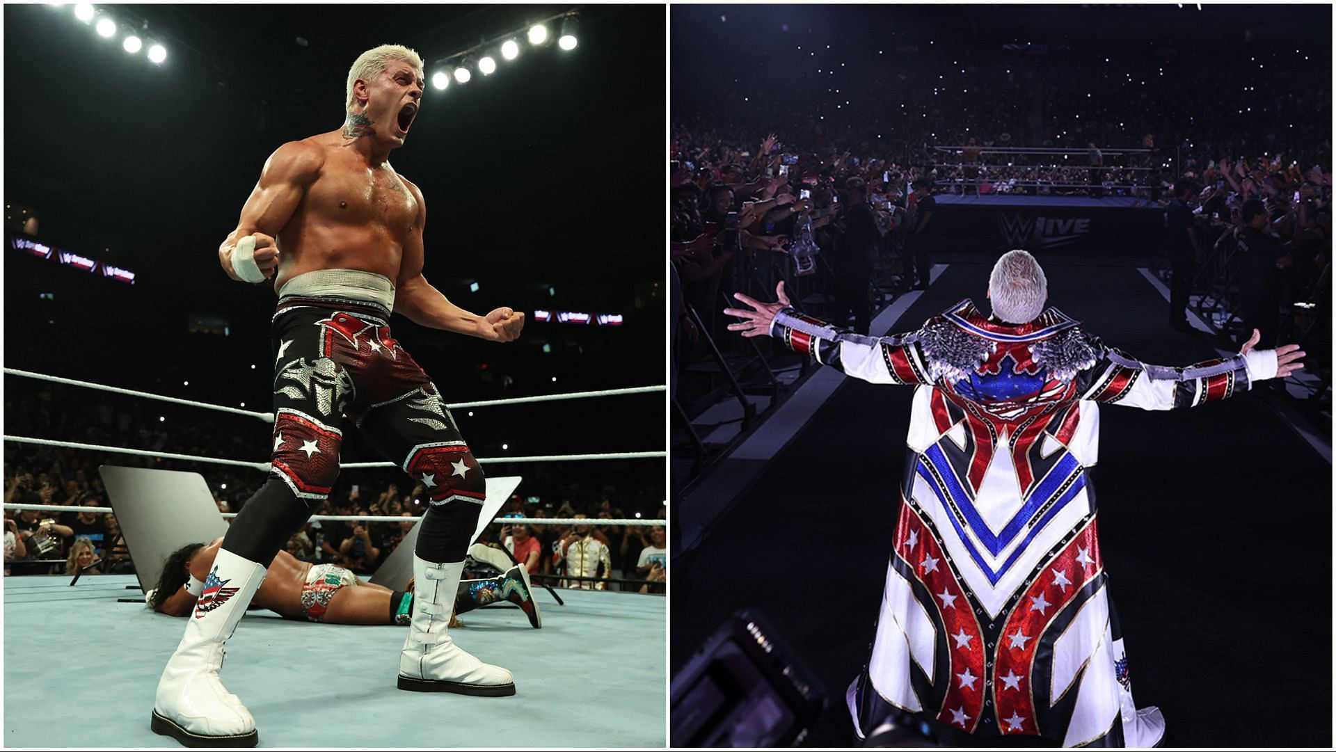 Cody Rhodes in action at the WWE Supershows in Mexico