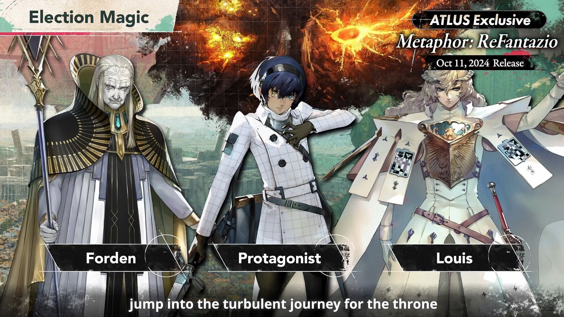 The three leading powers (Image via Atlus)