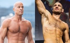 David Goggins challenges Sean Strickland to spar and train together, further escalating their feud: "Too much talk and no action"