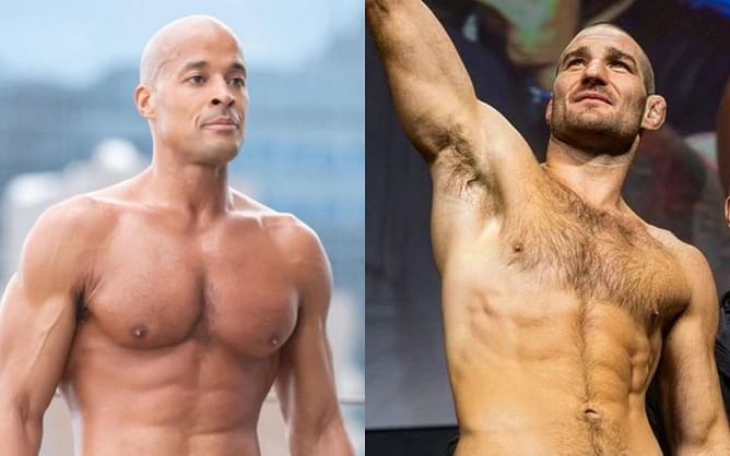 David Goggins challenges Sean Strickland to spar and train together, further escalating their feud: "Too much talk and no action"