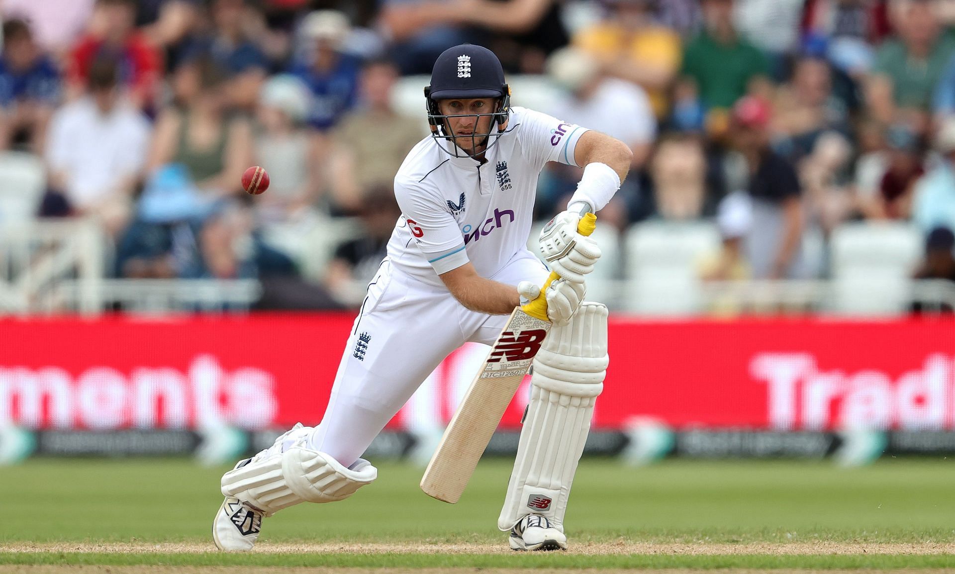 Joe Root batting against West Indies in the Trent Bridge Test (Image Credits: Getty Images)