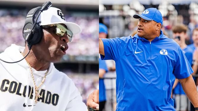 "BYU is in great hands" Colorado HC Deion Sanders believes his Big 12 rival Kalani Sitake is the guy for the Cougars