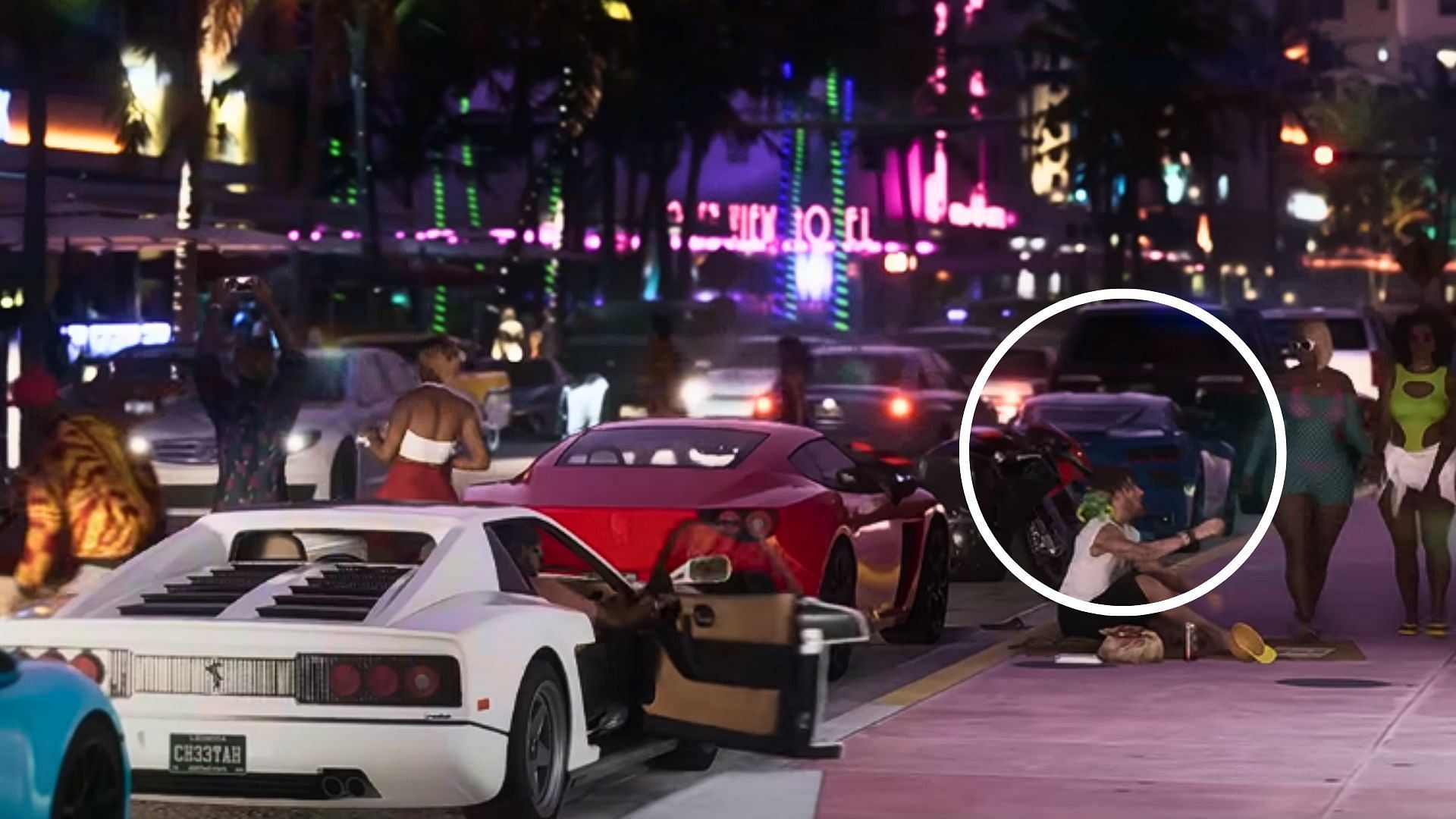 A still from Grand Theft Auto 6 trailer, confirming the ride's return in Vice City (Image via Rockstar Games)