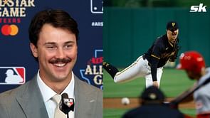"How my body moves, I can do it all the time" - MLB Rookie All-Star Paul Skenes shows off grip on his trademark "Splinker" pitch